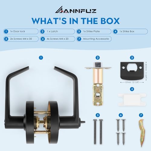 AnnefuZ Elite Vacant or In-Use Bathroom Lock 20