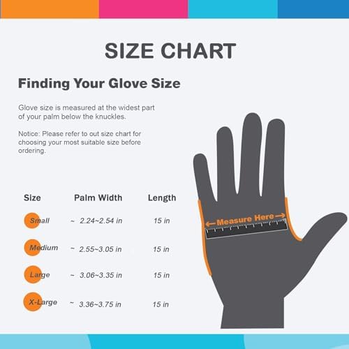 Bamllum Reusable Kitchen Gloves Heavy-duty Design for Better Protection Medium