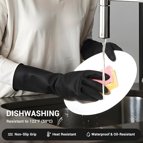 ThxToms Dish Gloves Durable Anti-Slip Reusable