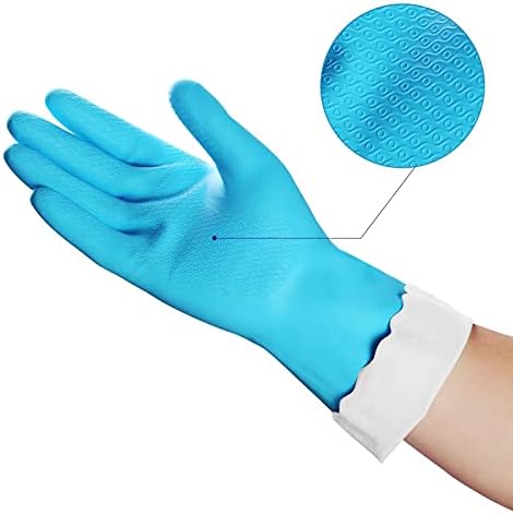 Ergonomic Waterproof Non-SlipiHSL Kitchen Gloves - Reusable Soft Cotton Multi-Use