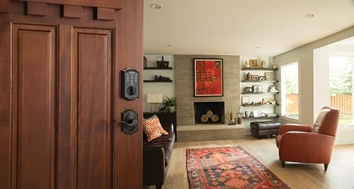 Secure and conveniently keyless entry SCHLAGE BE375 CAM 716 Touch Deadboltoslts Aged Bronze