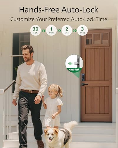 Philips Fingerprint Door Lock Keyless Entry Door with Laser Pattern Fingerprint