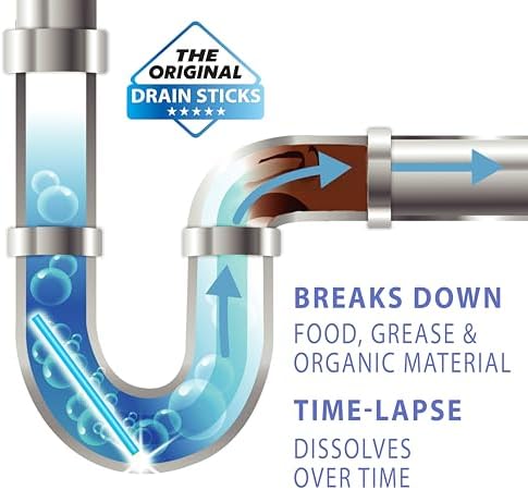SANI 360 Sani Sticks Drain Cleaner and Deodorizer 48 Count