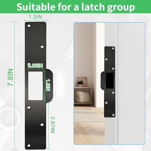 Latch Strike Plate 2 Piece Set
