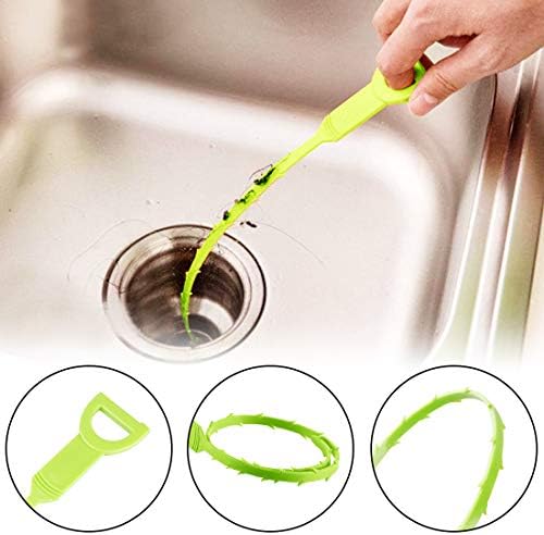 Omont Deep-Ended Hair Clog Remover 24 Inch Perfect for Sinks