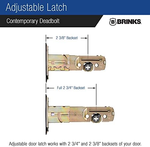 Brinks Deadbolt Lock - Tuscan Bronze Front Door Entry
