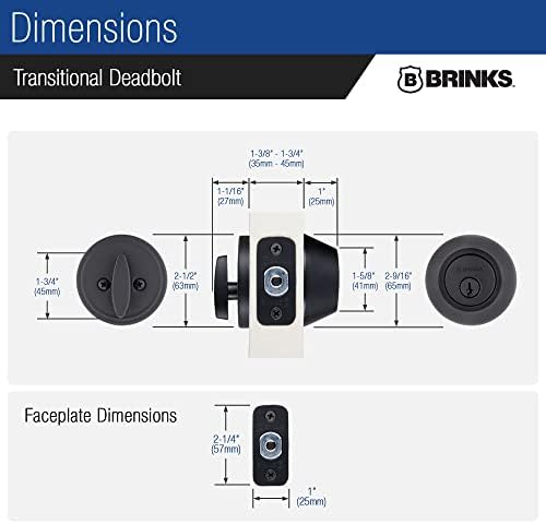Stylish Single-Cylinder Deadbolt