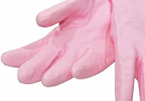 Waterproof Latex-Free Gloves with Soft Lining Long Cuff 2 PAIRS