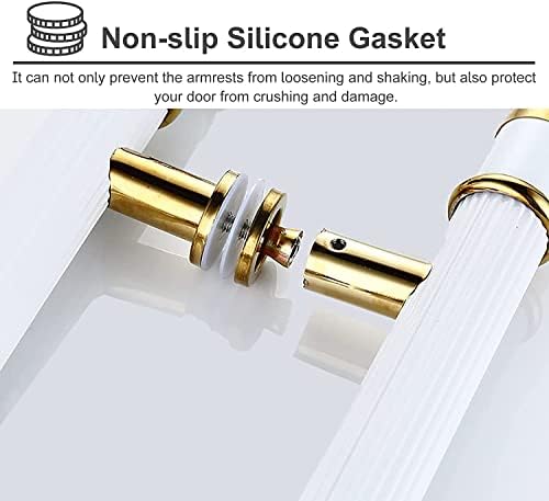 Durable Rose Gold 34in Door Pull