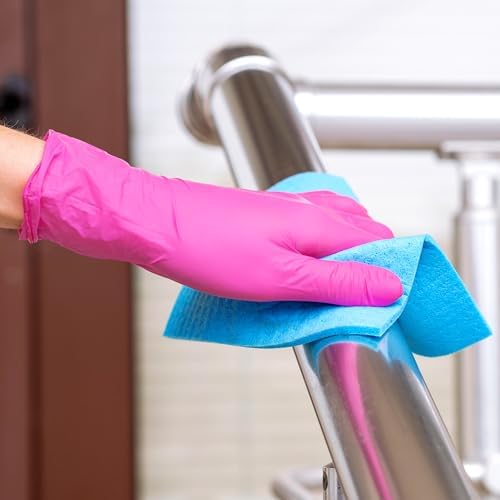 Fuchsia Nitrile Gloves Go-to Latex-Free Disposable Gloves for Hands