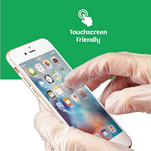 Care Plus Medium Size Disposable Vinyl Gloves