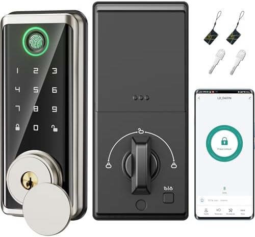 SOPHIA Smart Door Lock IP68 Security Fingerprint Entry