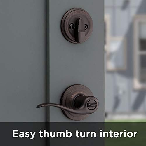 Kwikset 991-9013 Entry Lever and Single Cylinder Deadbolt Combo Pack
