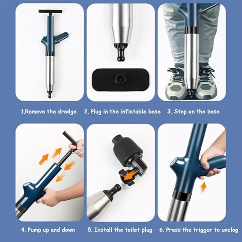 Efficient Pneumatic Floor Drain Unclogger
