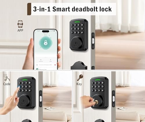 Chautday Smart Keyless Door Waterproof Alexa