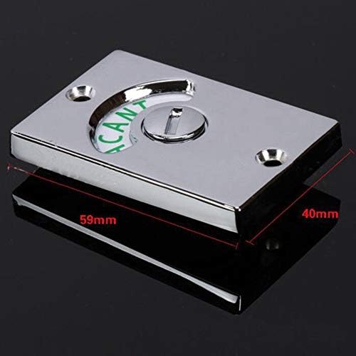 QOONESTL Door Lock Indicator Secure Restroom Latch for Emergency Use