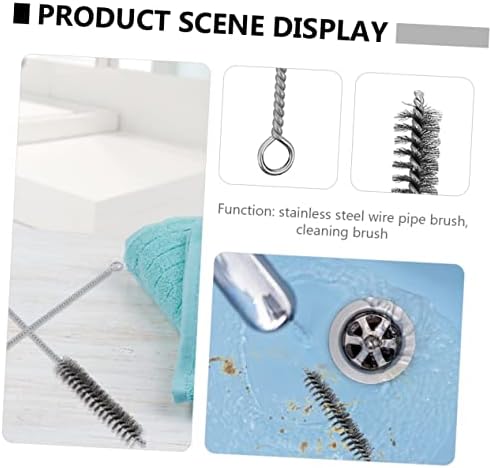 6pc Set - TOGEVAL Pipe Cleaner Brush for SEWER and DRAIN Cleaning