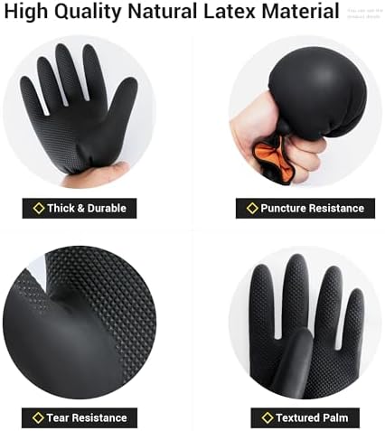 ThxToms Dish Gloves Durable Anti-Slip Reusable