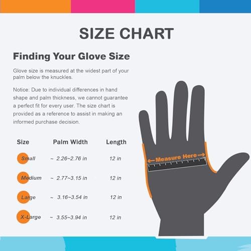 Bamllum Rubber Cleaning Gloves for Kitchen