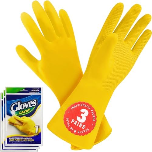 SteadMax 36 Pairs Reusable Non-Slip Kitchen Gloves