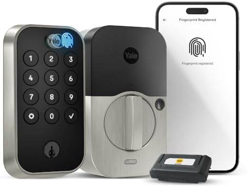 Secure Fingerprint Entry Deadbolt for Yale Assure Lock System