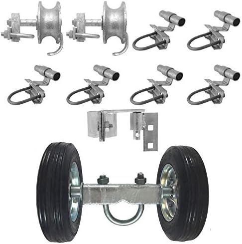 Secure Durable 6-inch Chain Link Rolling Gate