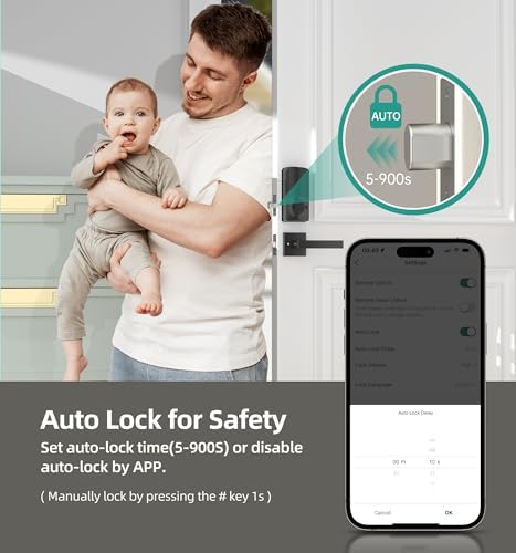 Smart WiFi Door Lock Set with Alexa Voice Control