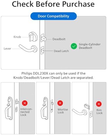 Smart Deadbolt Lock with Fingerprint Keypad Wi-Fi Remote Control