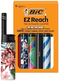 BIC EZ Reach Child-Safe Lighter 145-inch 6pk Assortment