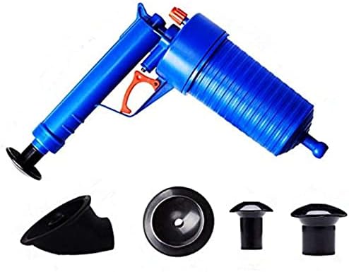 Power Toilet Plunger Set Drain Clog Remover with 4 Sized Suckers