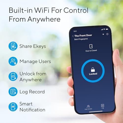 ULTRALOQ Fingerprint Smart Deadbolt for Apple Home Beyond