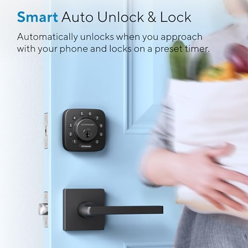 ULTRALOQ U-Bolt WiFi Smart Lock Secure Easy Front Door