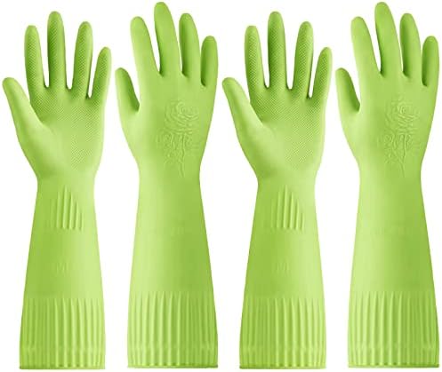 DisforeRubber Gloves for Kitchen Cleaning with No Irritation