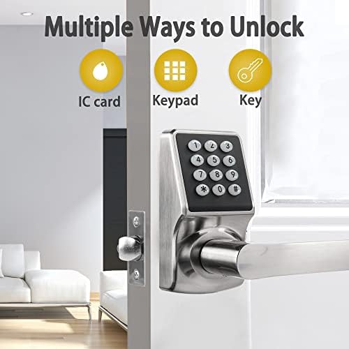 High-Quality Digital Door Lock Set with 2 Keys