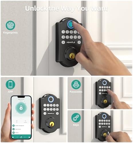 Smart WiFi Door Lock Set with Alexa Voice Control