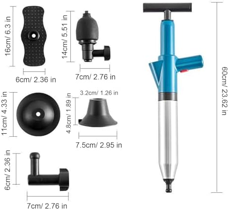 High-Pressure Stainless Steel Drain Blaster Green