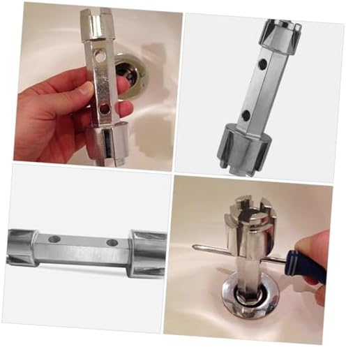 compact aluminium alloy tub drain remover set