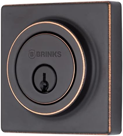Brinks Deadbolt Lock - Tuscan Bronze Front Door Entry