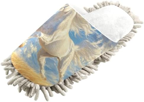 Burbuja Running White Horse Microfiber Slippers