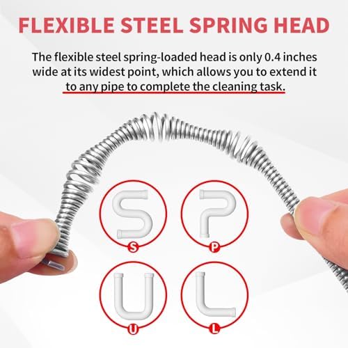 Drain SNAKE 50 ft - Durable Professional Auger