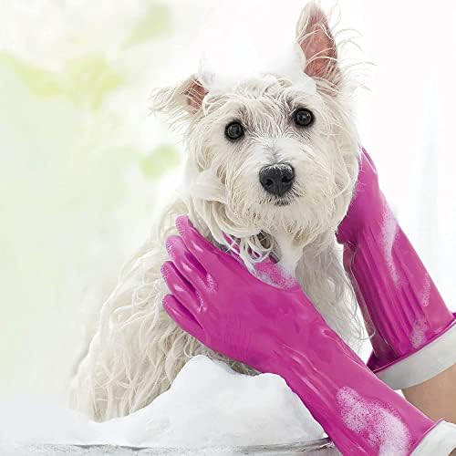 DRIP-CATCH ODOR-RESISTANT NON-SLIP REusable Gloves for Cleaning More