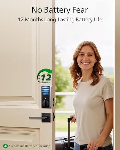 Philips Fingerprint Door Lock Keyless Entry Door with Laser Pattern Fingerprint