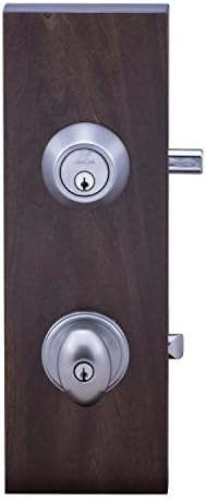 Elegant Colonial Egg Door Knob with Deadbolt Set