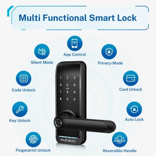 Kucacci Smart Door Lock - Keyless Entry for Front Door