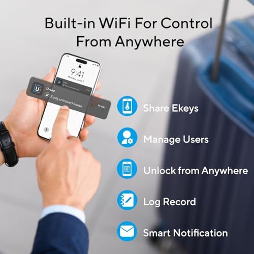 Smart Lock with Built-in Wi-Fi - Ultraloq Latch 5
