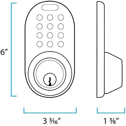 Deadbolt Lock with Touchpad Entry