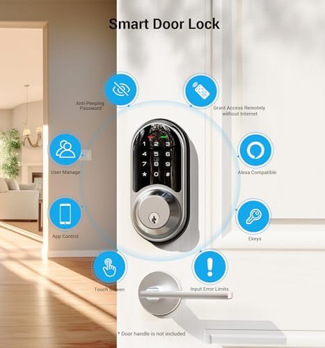 Smart Lock w 5 in 1 Keyless Entry