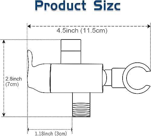 Powerful shower diverter for all-around bath multitude