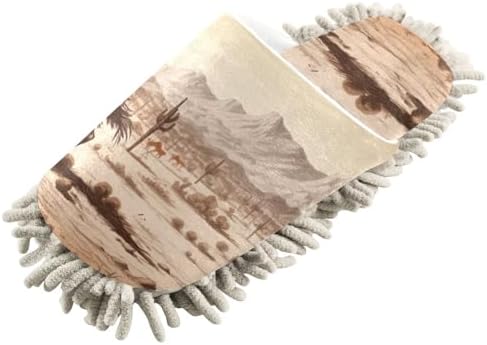 Print-Friendly Microfiber and Chenille Slippers