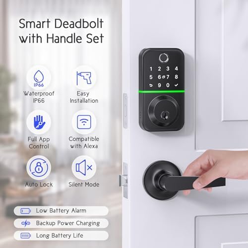 WiseGear Keypad Door Lock Set for Front Door